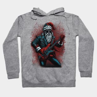 Guitar Santa Hoodie